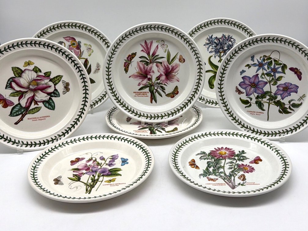 Portmerion Botanic Garden dinner plates (8)