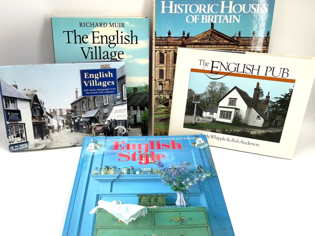 Books on English style, homes, villages