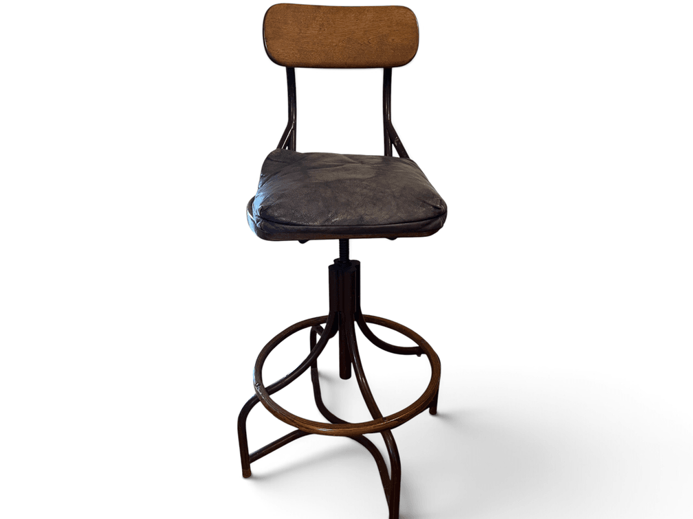 Vintage Industrial drafting stool
