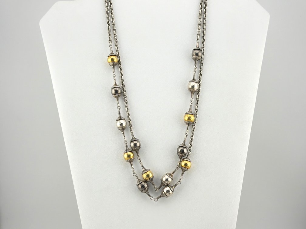 Gurhan sterling, vermeil necklace