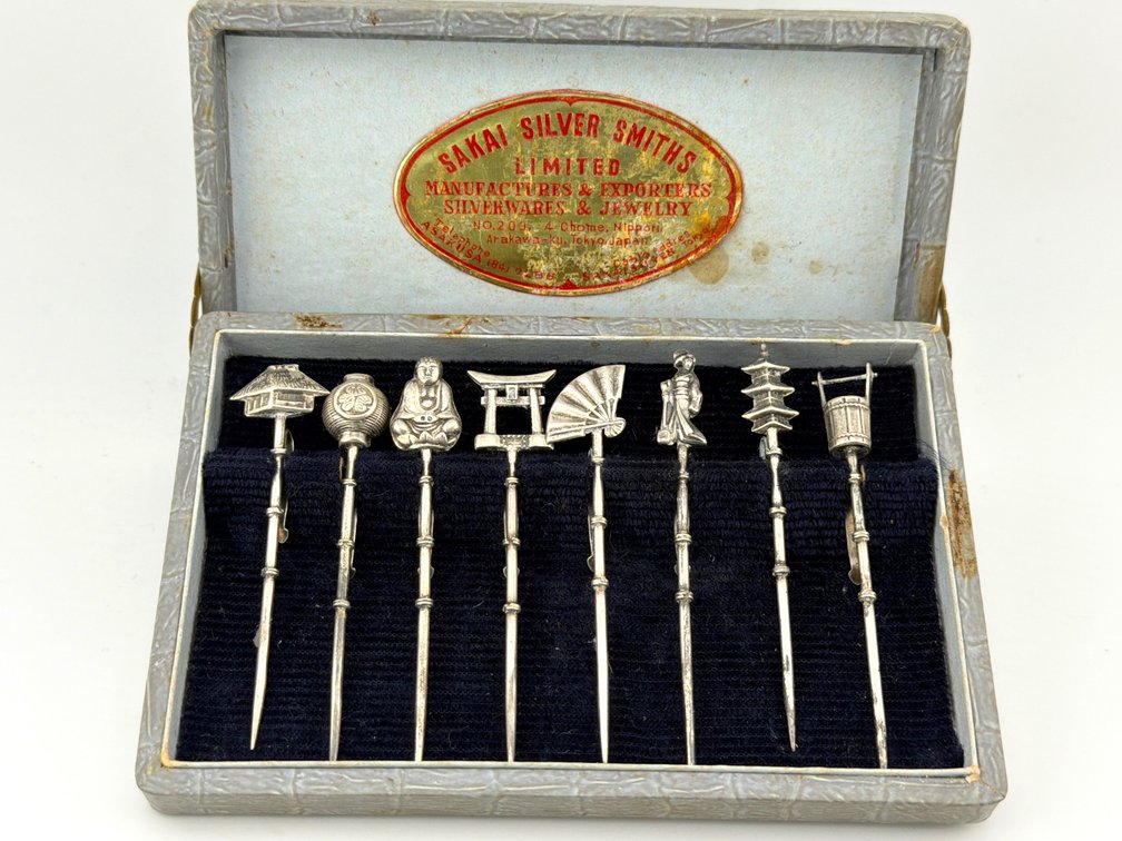Sterling cocktail picks