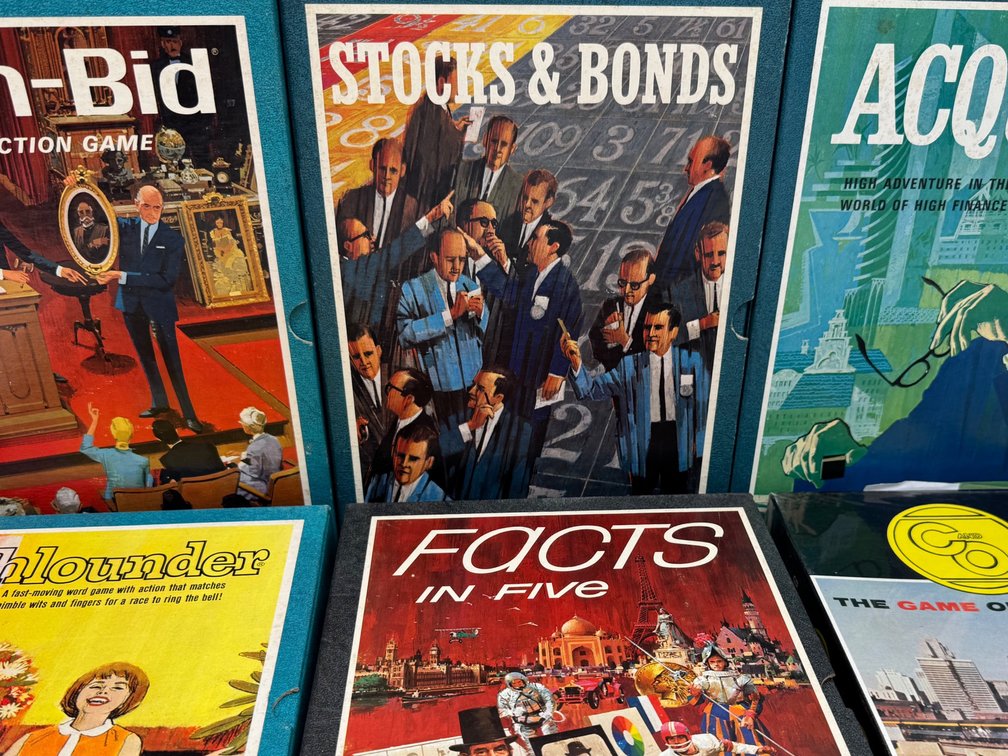 6 vintage games by 3M Bookshelf Games