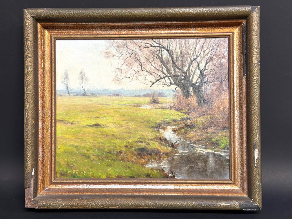 "Vorfruhling/Early Spring" oil on board