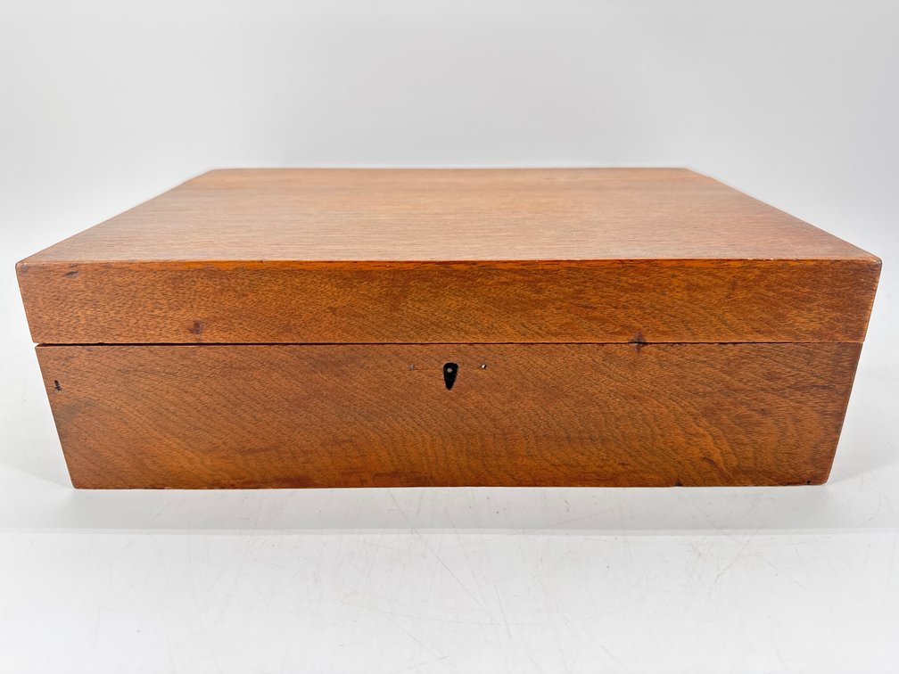 Antique walnut lap desk