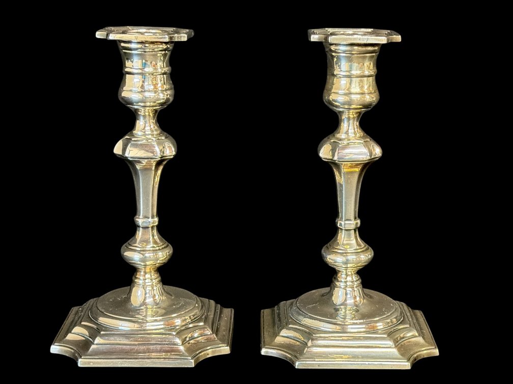 Nice pair of Gorham sterling silver candlesticks by Gorham #593