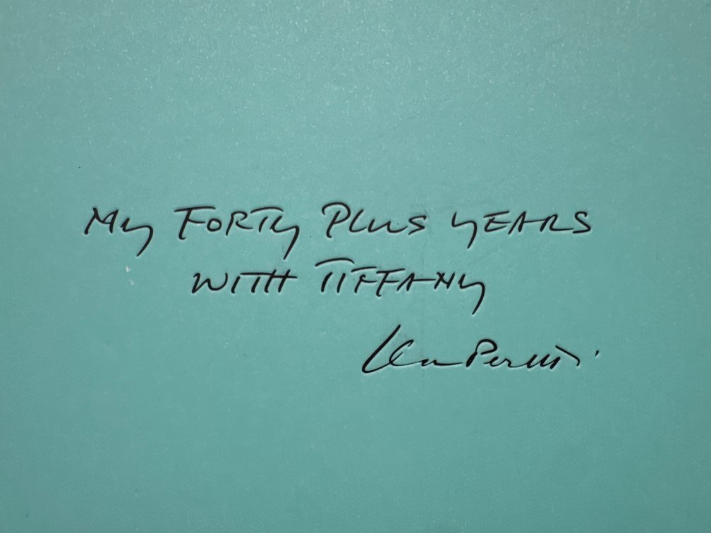 Elsa Peretti book "My Forty plus years with Tiffany"
