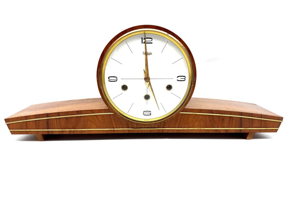MCM German Linden mantle clock