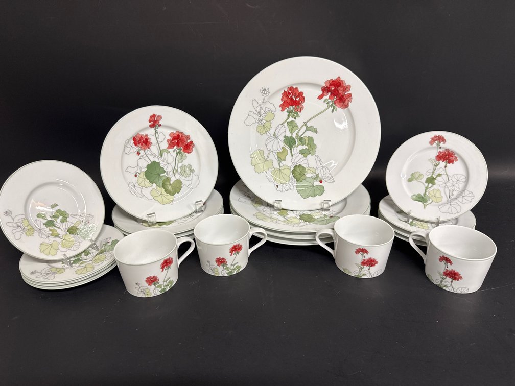 Block Spal "Geranium" china