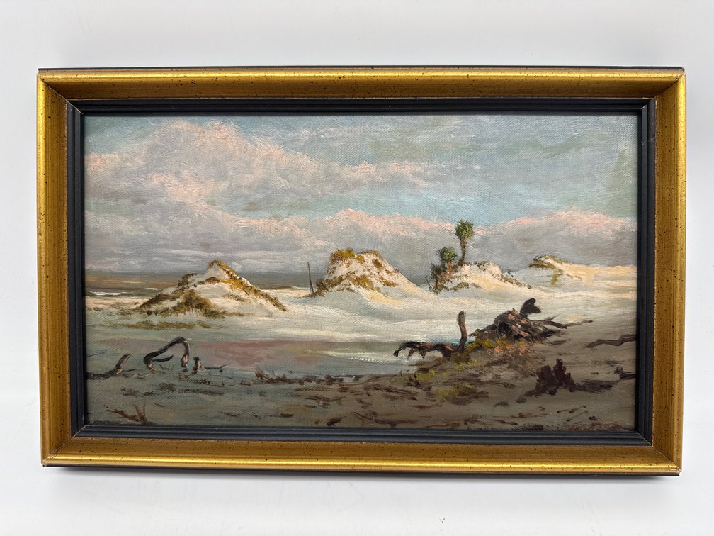 Small oil on board seascape