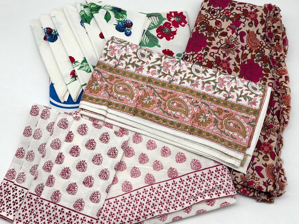 Vintage table linens