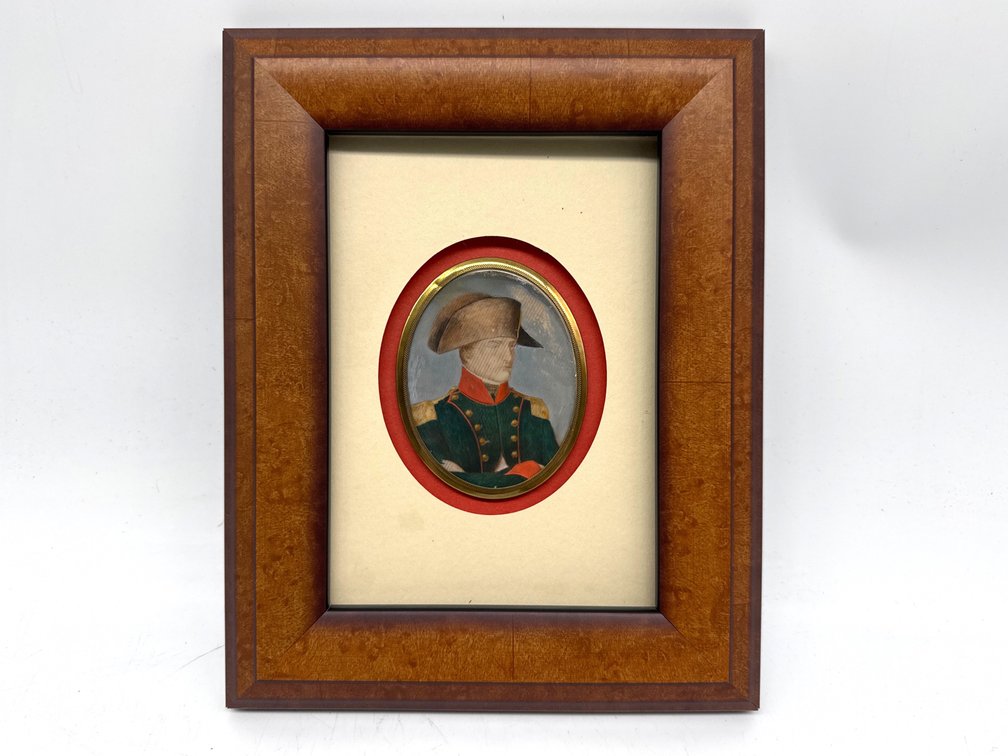 Miniature portrait of Napoleon on MOP