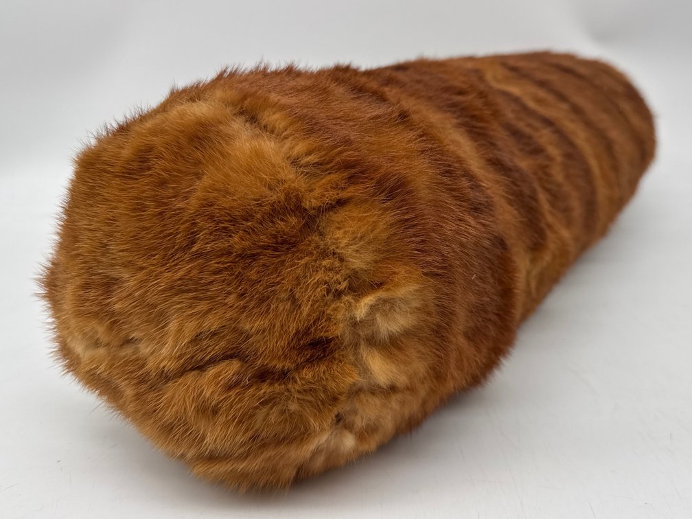 Faux mink bolster