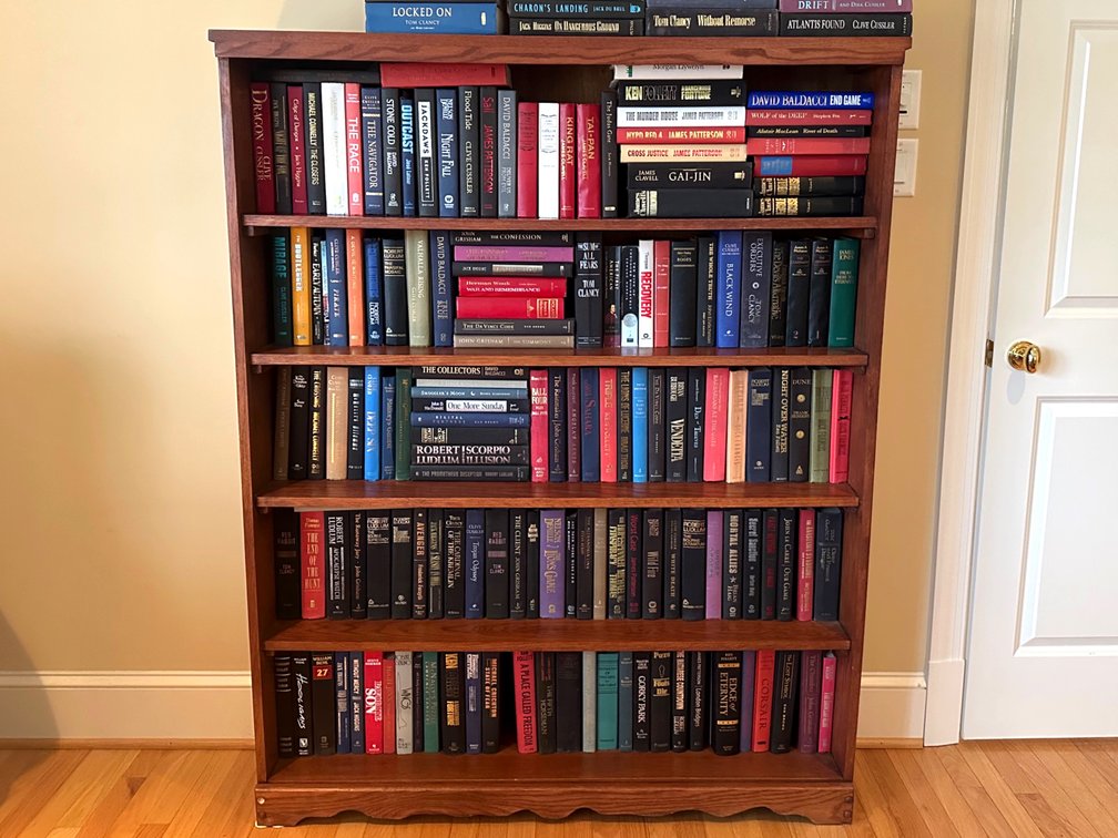 Oak bookcase DEN