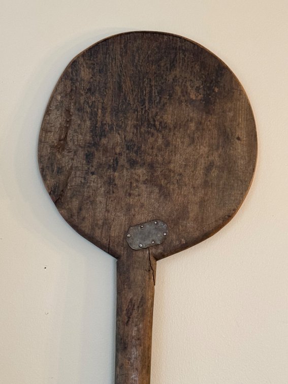 Pair of primitive wooden bread shovels sold 2x the money FR