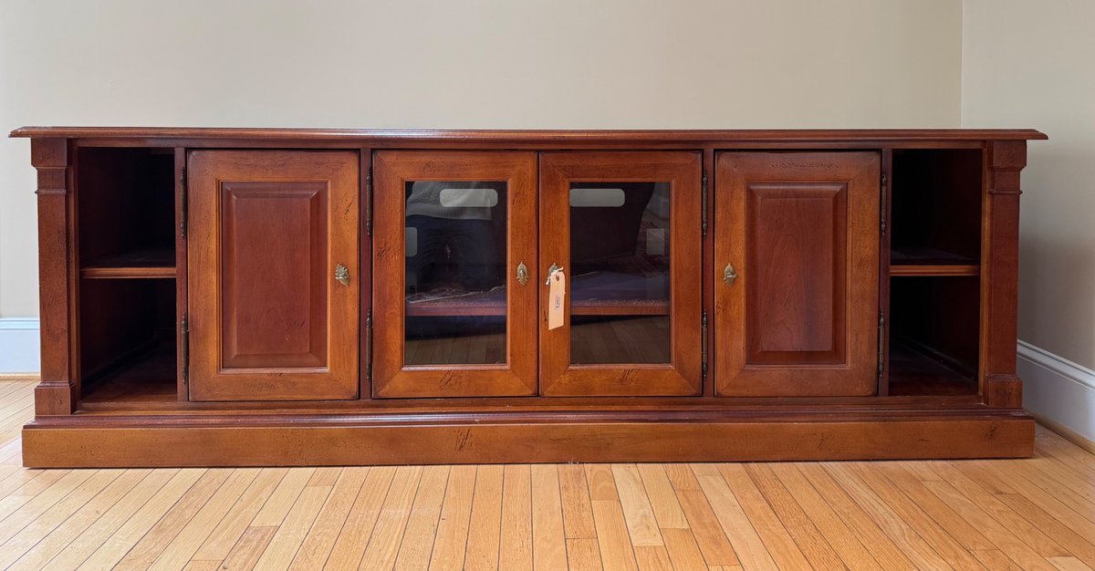 Stanley Furniture television cherry console FR