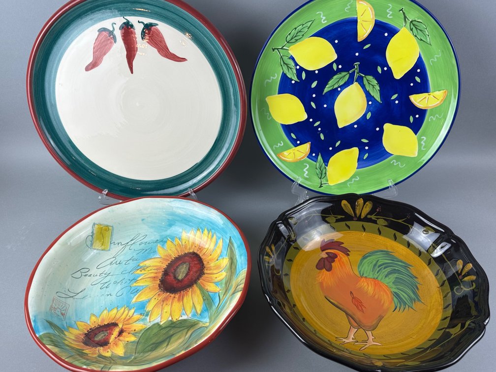 Assorted theme painted serveware K