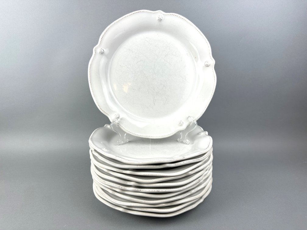 Juliska Berry and Thread lot of 12 dinner plates K