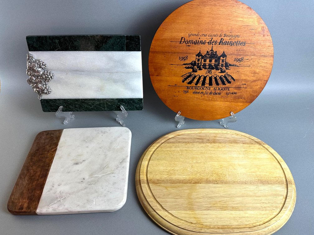 Assortment of cheese serving boards K