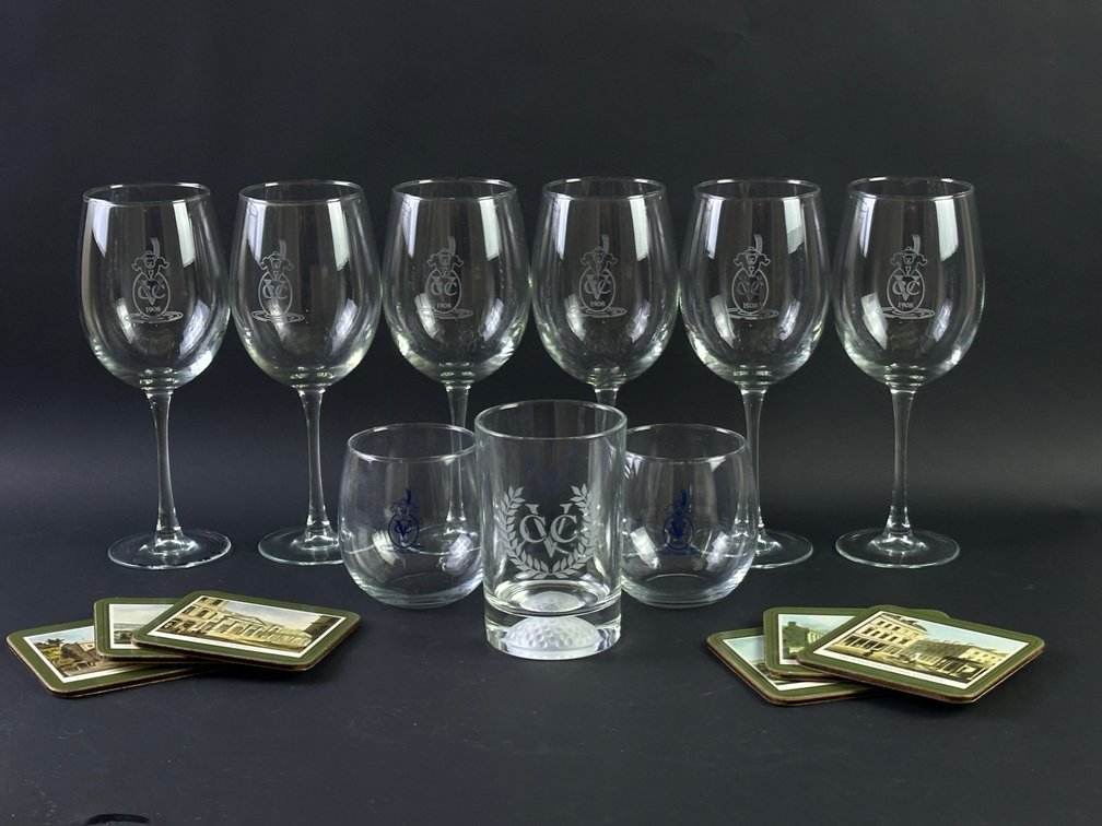 Country Club of Virginia barware lot K