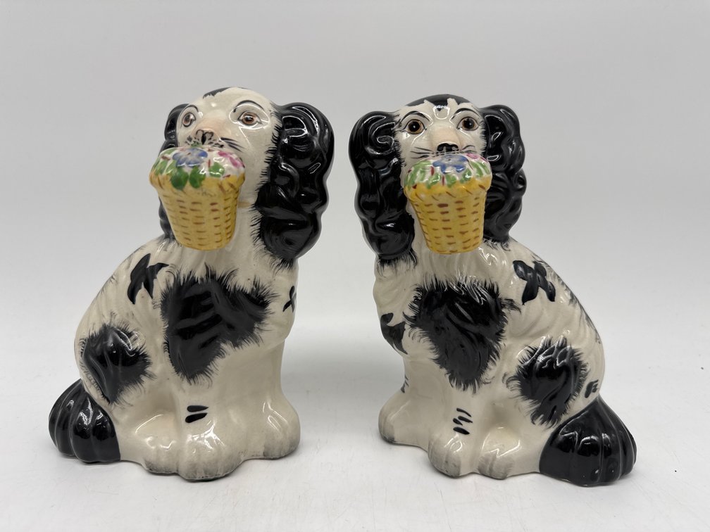 Staffordshire style dogs