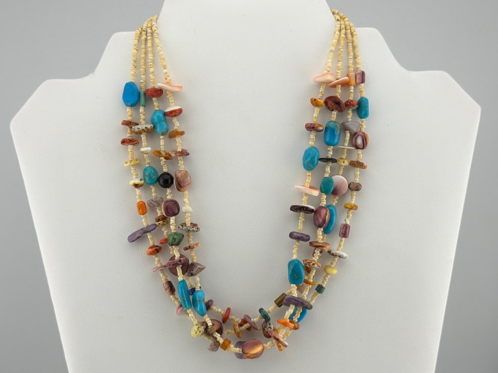 Native American sterling Santo Domingo necklace