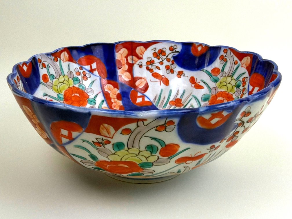 Imari porcelain bowl; HALL