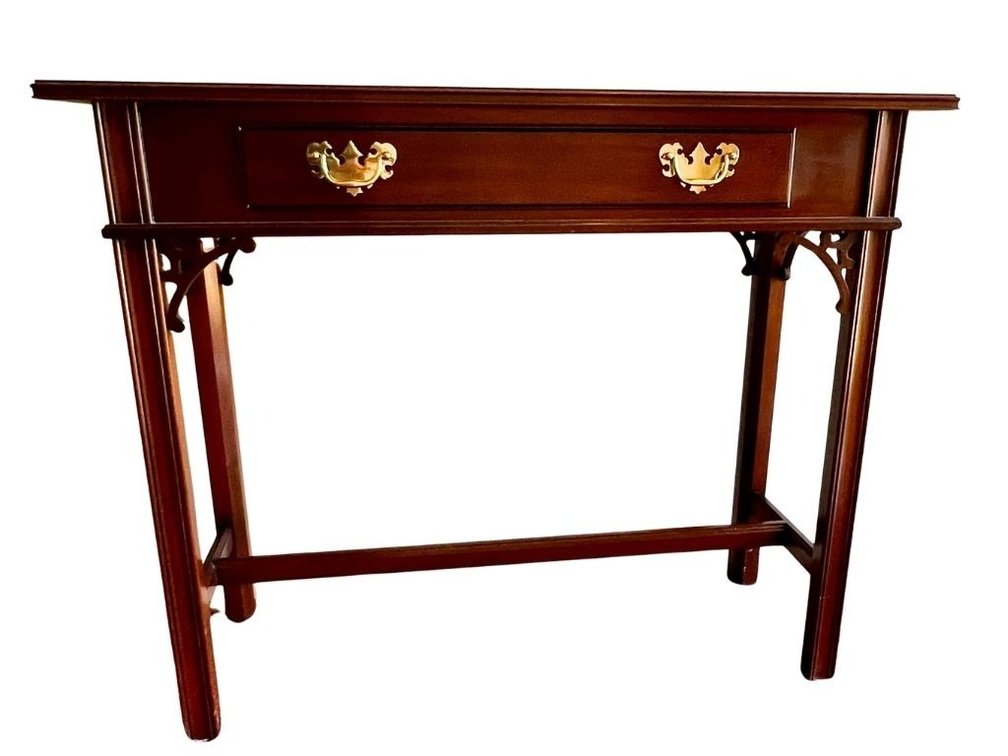Councill Craftsman mahogany console table; HALL