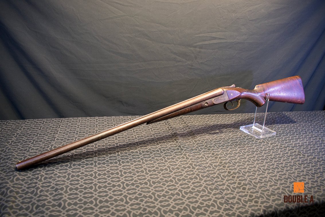 1905 Parker Brothers 12 Gauge Side-by-Side Shotgun with Damascus Barrels and Matching Forearm