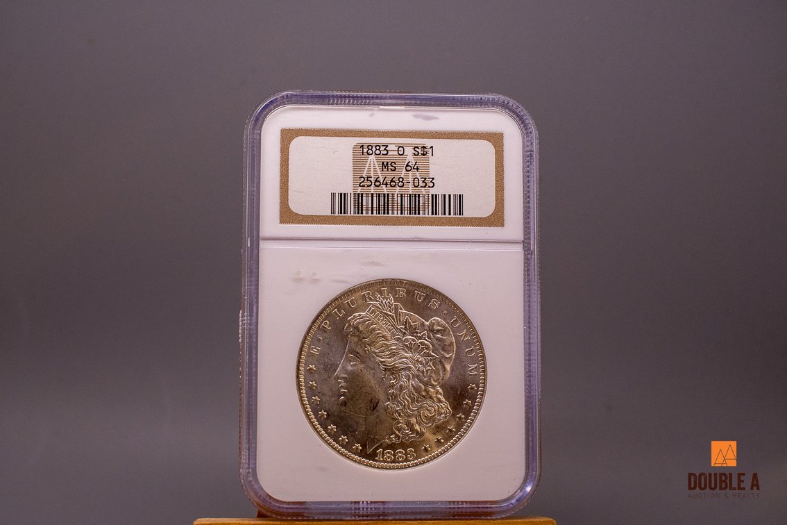 1883-O Morgan Silver Dollar – NGC MS64 – Older NGC Holder