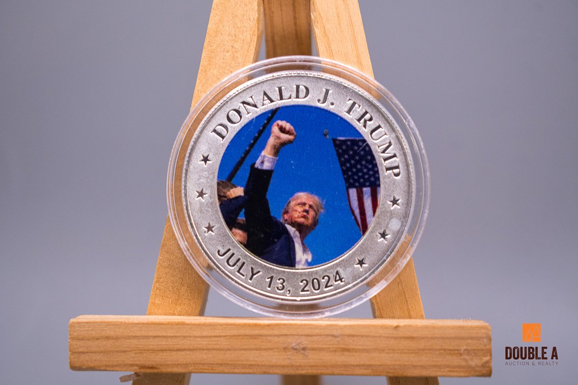 Donald Trump “Fight! Fight! Fight!” Colorized Silver Round – July 13, 2024 – 1 Troy Oz .999 Silver