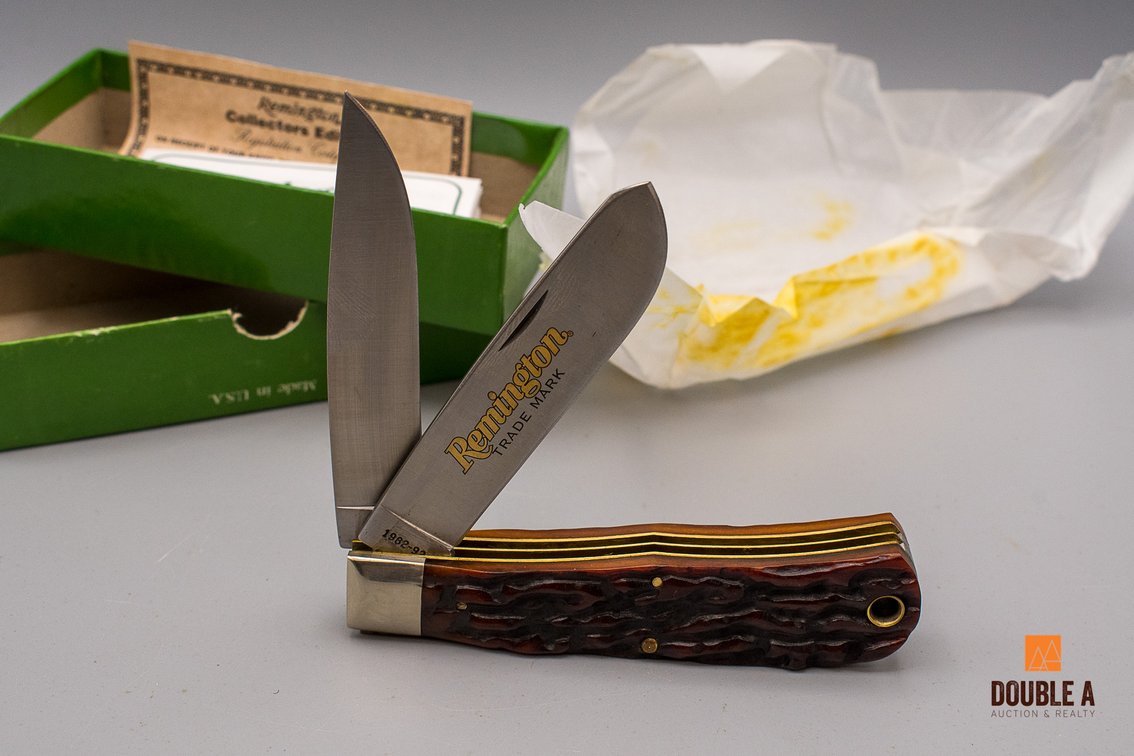 1999 Remington R1128 100th Grand American ATA Anniversary Trapper Knife #065