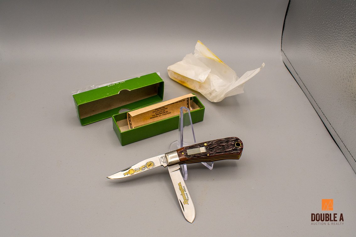 1999 Remington R1178 100th Grand American ATA Anniversary Mini-Trapper Knife #015 w/ Box