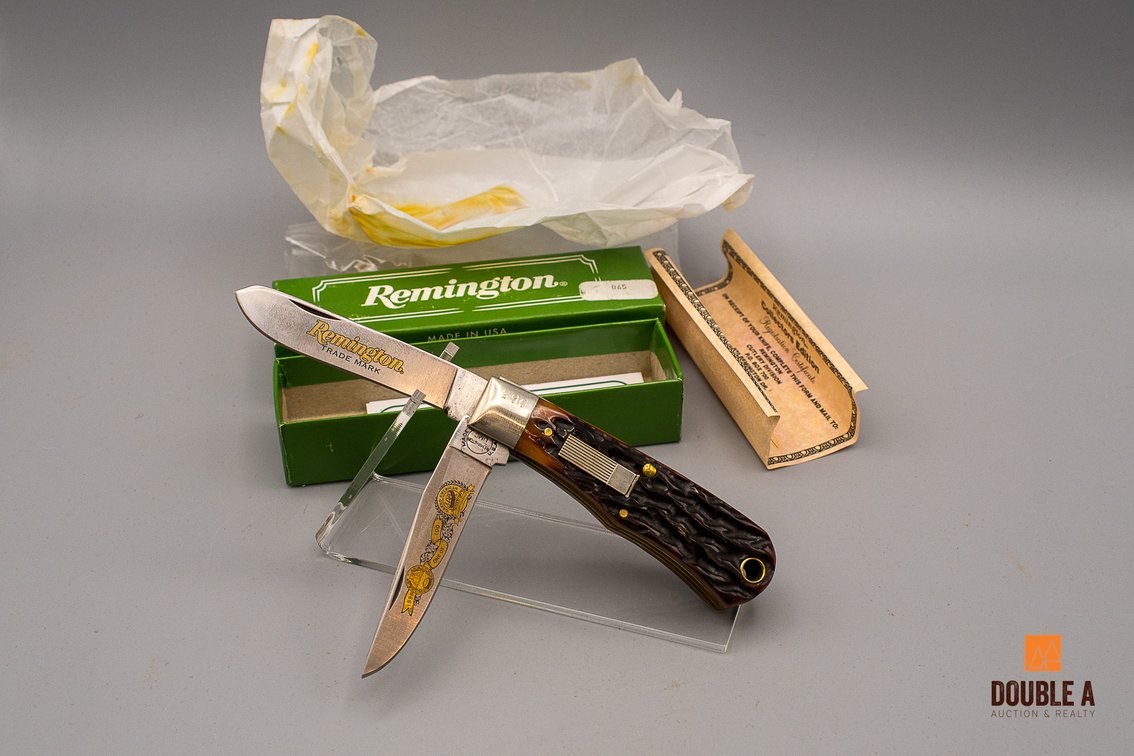 1999 Remington R1178 100th Grand American ATA Anniversary Mini-Trapper Knife #065 w/ Box