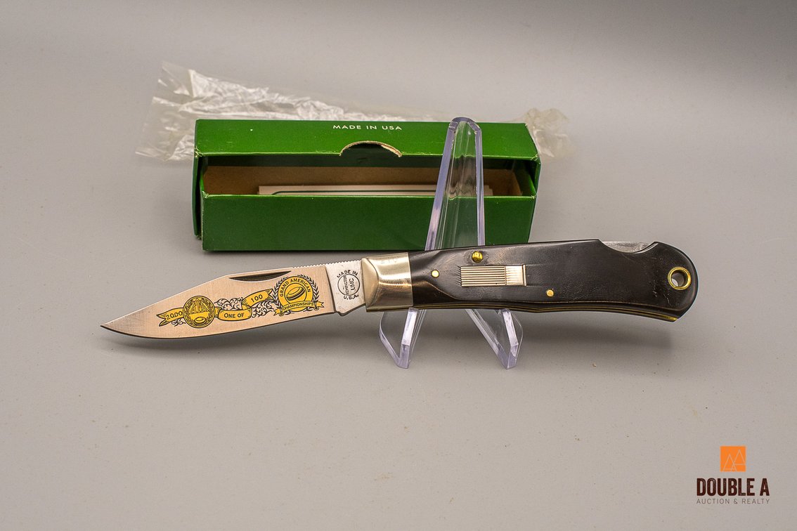2000 Remington R1306 "One of 500" ATA Anniversary Lockback Knife #015 w/ Box