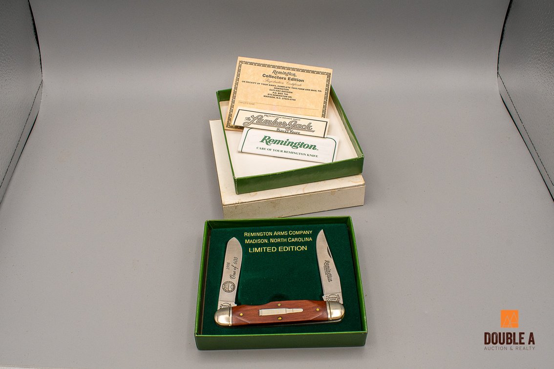 1998 Remington R4353 "Lumberjack" Grand American ATA "One of 600" Presentation Knife w/ Case