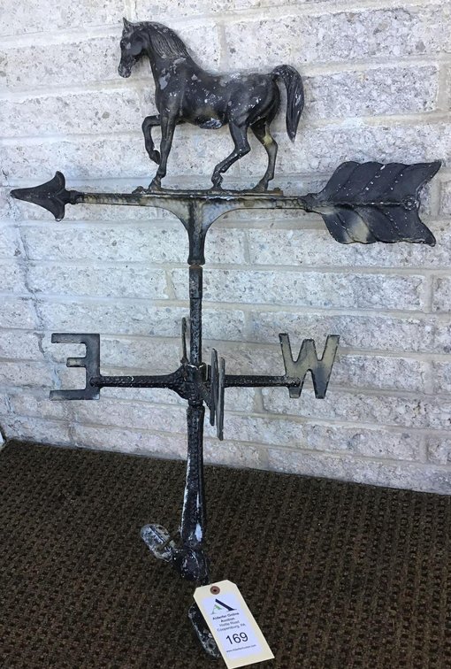 Image for Alderfer Online Auction | Coopersburg, PA: 2-21-19 | Featuring Horse Weathervane, Primitives & Crockery, Cast Iron Door Stops, Ariens Sno-Thro Snowblower, Terra Cotta Chiminea & Much More!