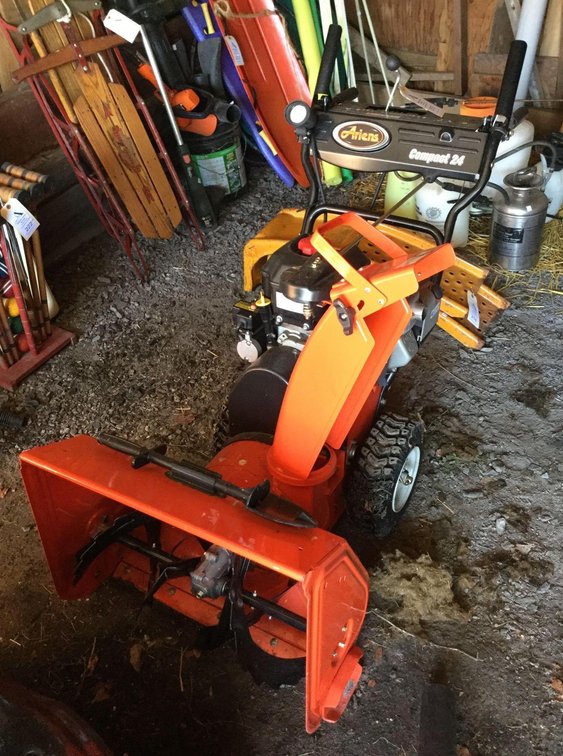 Image for Alderfer Online Auction | Coopersburg, PA: 2-21-19 | Featuring Horse Weathervane, Primitives & Crockery, Cast Iron Door Stops, Ariens Sno-Thro Snowblower, Terra Cotta Chiminea & Much More!