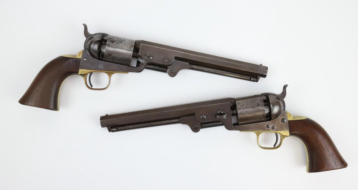 Pair of Presentation Colt Model 1851 Navy Revolvers Housed In Original Pommel Holsters Presented to Colonel David Henry Williams of the 31st/82nd Pennsylvania Infantry on October 22nd, 1861.
