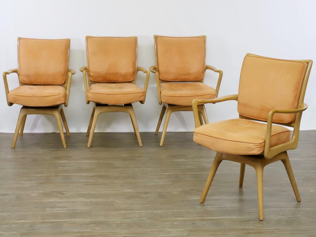 Vladimir Kagan Swivel Armchairs