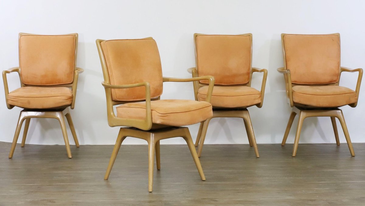 Vladimir Kagan Swivel Armchairs