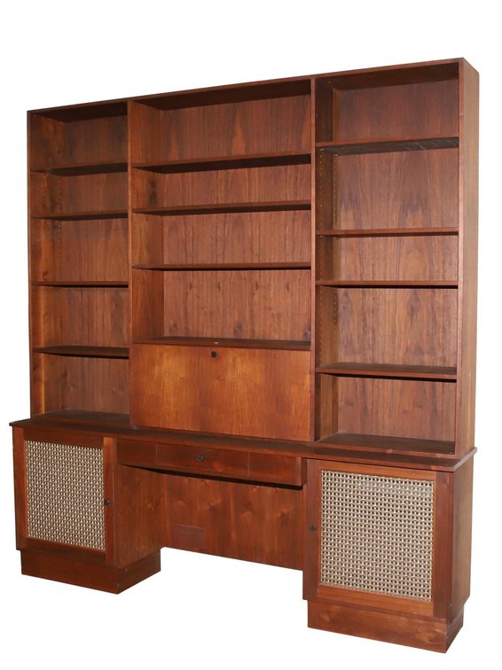 Mid Century Modern Walnut Stereo Cabinet