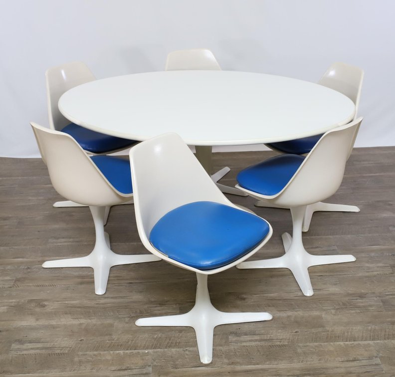 Burke Mid Century Modern Breakfast Suite