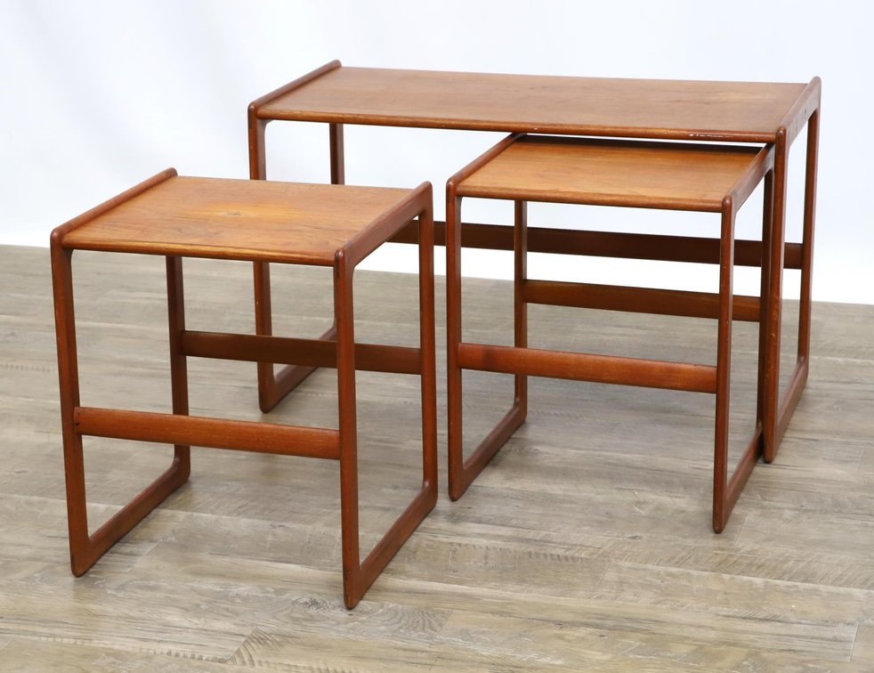 Danish Teakwood Nesting Tables