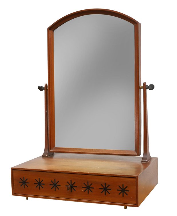 Directional by Calvin Chevel Mirror Dresser Stand