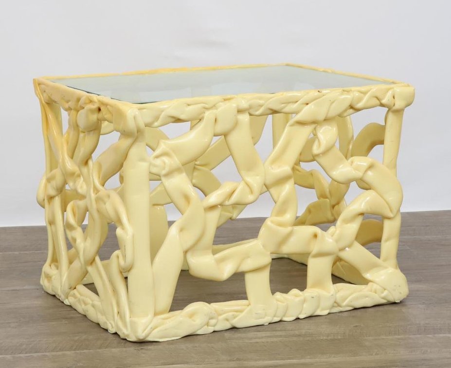 In the Manner of Tony Duquette Side Table