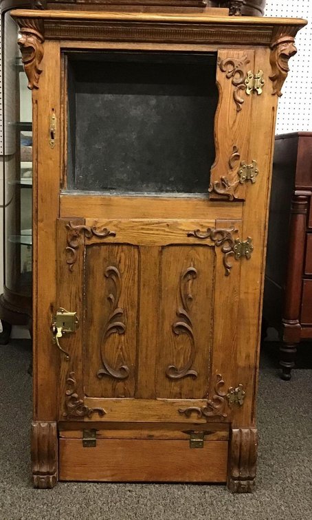 Antique Pine Ice Box