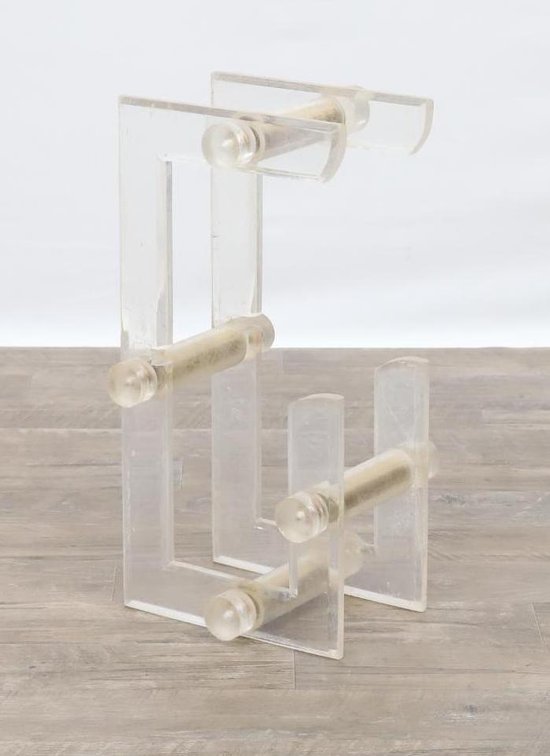 Lucite and Copper Shelf