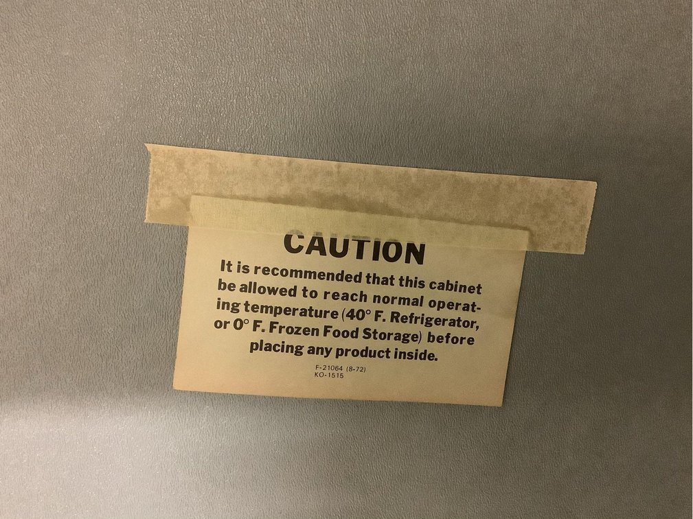 Image for Hobart Pass Through Refrigerator