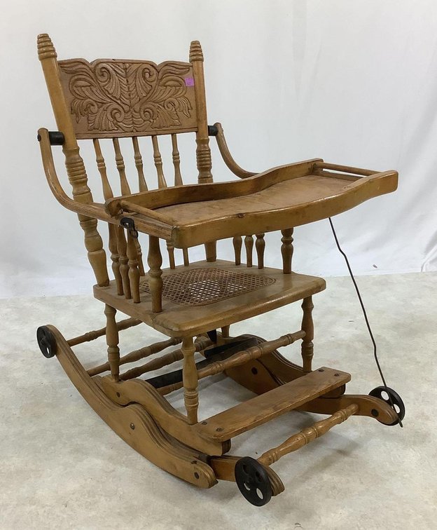Pressed Back Adjustable Child's Chair