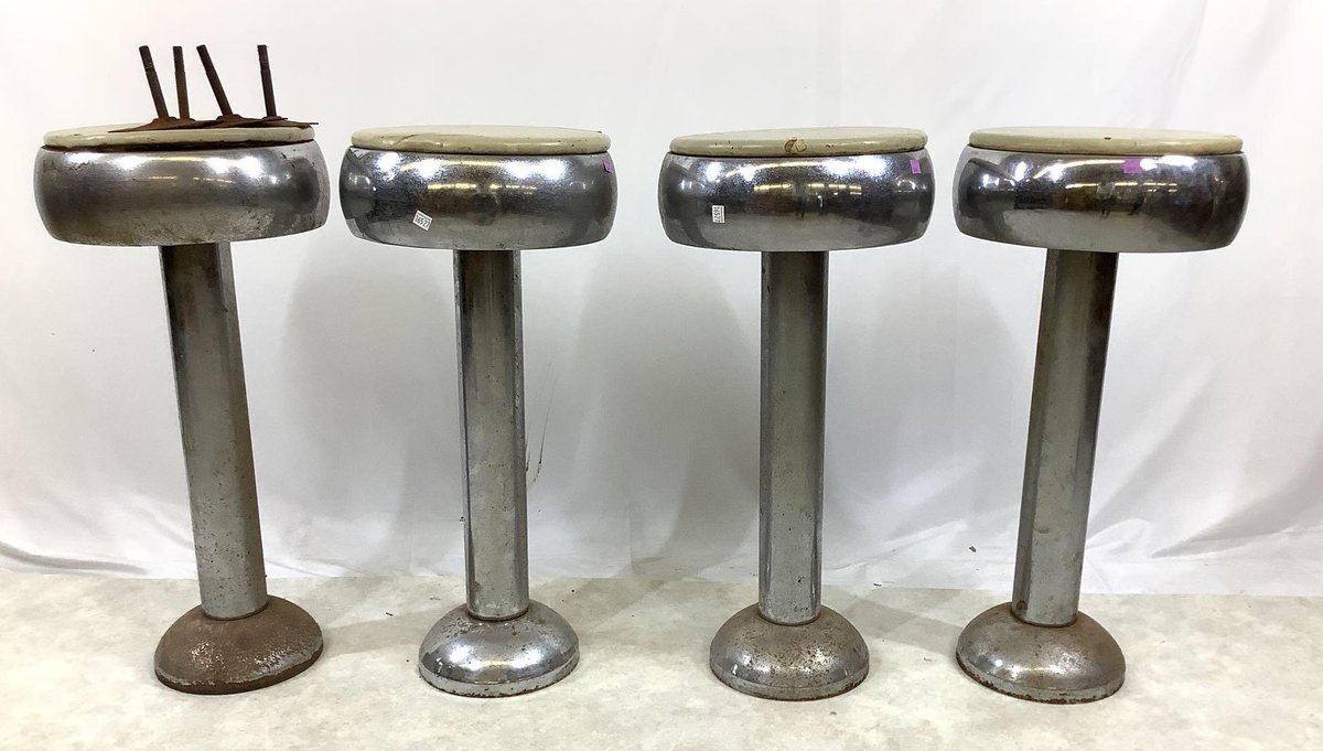 Vintage Soda Fountain/Diner Stools